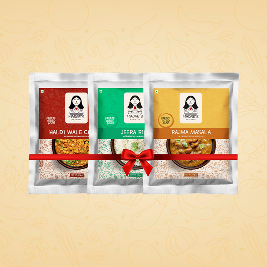 Lovable Hamper 1                              (Rajma Masala, Haldi Waley Choley, Jeera Rice)